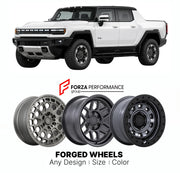 FORGED WHEELS RIMS for GMC HUMMER EV PICKUP EDITION 1 2022+

Custom forged wheels for GMC Hummer EV Pickup Edition 1 2022+. Made-to-order monoblock, 2-piece and 3-piece rims in custom sizes, offsets, colors and finishes with guaranteed fitment.

We manufacture premium quality forged wheels rims for GMC Hummer EV Pickup Edition 1 2022+ in any design, size, color.

THIS WHEEL DESIGN CAN BE CUSTOM-MADE FOR YOUR CAR IN ANY SIZE AND COLOR OPTIONS
Available in monoblock, 2-piece, 3-piece, duoblock, beadlock
3D wh