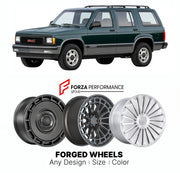 FORGED WHEELS RIMS for GMC JIMMY 4-DOOR 1995 - 2001

Custom forged wheels for GMC Jimmy 4-Door 1995 - 2001. Made-to-order monoblock, 2-piece and 3-piece rims in custom sizes, offsets, colors and finishes with guaranteed fitment.

We manufacture premium quality forged wheels rims for GMC Jimmy 4-Door 1995 - 2001 in any design, size, color.

THIS WHEEL DESIGN CAN BE CUSTOM-MADE FOR YOUR CAR IN ANY SIZE AND COLOR OPTIONS
Available in monoblock, 2-piece, 3-piece, duoblock, beadlock
3D wheel renderings are provi