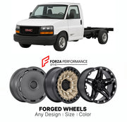 FORGED WHEELS RIMS for GMC SAVANA CUTAWAY 1996+

Custom forged wheels for GMC Savana Cutaway 1996+. Made-to-order monoblock, 2-piece and 3-piece rims in custom sizes, offsets, colors and finishes with guaranteed fitment.

We manufacture premium quality forged wheels rims for GMC Savana Cutaway 1996+ in any design, size, color.

THIS WHEEL DESIGN CAN BE CUSTOM-MADE FOR YOUR CAR IN ANY SIZE AND COLOR OPTIONS
Available in monoblock, 2-piece, 3-piece, duoblock, beadlock
3D wheel renderings are provided accordin