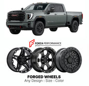 FORGED WHEELS RIMS for GMC SIERRA HD 2500HD AT4X T1XX 2020+

Custom forged wheels for GMC Sierra HD 2500HD AT4X T1XX 2020+. Made-to-order monoblock, 2-piece and 3-piece rims in custom sizes, offsets, colors and finishes with guaranteed fitment.

We manufacture premium quality forged wheels rims for GMC Sierra HD 2500HD AT4X T1XX 2020+ in any design, size, color.

THIS WHEEL DESIGN CAN BE CUSTOM-MADE FOR YOUR CAR IN ANY SIZE AND COLOR OPTIONS
Available in monoblock, 2-piece, 3-piece, duoblock, beadlock
3D wh