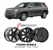 FORGED WHEELS RIMS for GMC TERRAIN DENALI 2010+

Custom forged wheels for GMC Terrain Denali 2010+. Made-to-order monoblock, 2-piece and 3-piece rims in custom sizes, offsets, colors and finishes with guaranteed fitment.

We manufacture premium quality forged wheels rims for GMC Terrain Denali 2010+ in any design, size, color.

THIS WHEEL DESIGN CAN BE CUSTOM-MADE FOR YOUR CAR IN ANY SIZE AND COLOR OPTIONS
Available in monoblock, 2-piece, 3-piece, duoblock, beadlock
3D wheel renderings are provided accordin