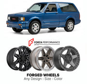 FORGED WHEELS RIMS for GMC TYPHOON 1992 - 1993

Custom forged wheels for GMC Typhoon 1992 - 1993. Made-to-order monoblock, 2-piece and 3-piece rims in custom sizes, offsets, colors and finishes with guaranteed fitment.

We manufacture premium quality forged wheels rims for GMC Typhoon 1992 - 1993 in any design, size, color.

THIS WHEEL DESIGN CAN BE CUSTOM-MADE FOR YOUR CAR IN ANY SIZE AND COLOR OPTIONS
Available in monoblock, 2-piece, 3-piece, duoblock, beadlock
3D wheel renderings are provided according t