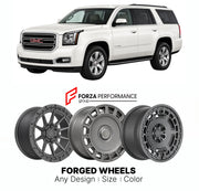 FORGED WHEELS RIMS for GMC YUKON SLT K2UG T1UG 2015+

Custom forged wheels for GMC Yukon SLT K2UG T1UG 2015+. Made-to-order monoblock, 2-piece and 3-piece rims in custom sizes, offsets, colors and finishes with guaranteed fitment.

We manufacture premium quality forged wheels rims for GMC Yukon SLT K2UG T1UG 2015+ in any design, size, color.

THIS WHEEL DESIGN CAN BE CUSTOM-MADE FOR YOUR CAR IN ANY SIZE AND COLOR OPTIONS
Available in monoblock, 2-piece, 3-piece, duoblock, beadlock
3D wheel renderings are pr
