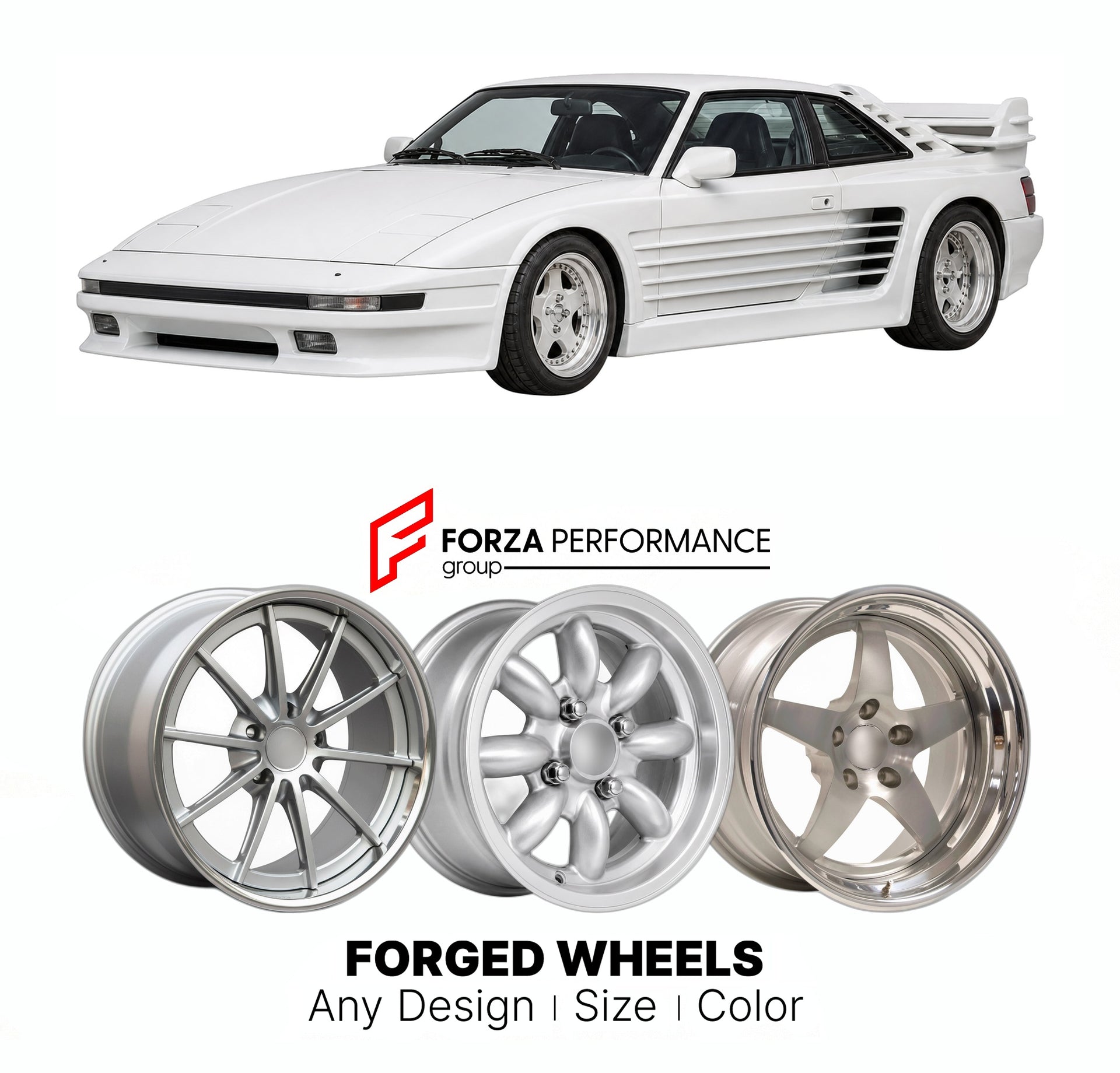 CUSTOM CLASSIC VINTAGE RESTOMOD RETRO OLD SCHOOL FORGED WHEELS RIMS for GEMBALLA AVALANCHE 1985 - 1989

Custom forged wheels for Gemballa Avalanche 1985 - 1989. Classic, vintage, restomod wheel designs made to order in custom sizes, offsets, colors and finishes.

We manufacture premium quality forged wheels rims for Gemballa Avalanche 1985 - 1989 in any design, size, color.

THIS WHEEL DESIGN CAN BE CUSTOM-MADE FOR YOUR CAR IN ANY SIZE AND COLOR OPTIONS
Available in monoblock, 2-piece, 3-piece, duoblock, be