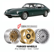 CUSTOM CLASSIC VINTAGE RESTOMOD RETRO OLD SCHOOL FORGED WHEELS RIMS for GINETTA G21 1970 - 1978

Custom forged wheels for Ginetta G21 1970 - 1978. Classic, vintage, restomod wheel designs made to order in custom sizes, offsets, colors and finishes.

We manufacture premium quality forged wheels rims for Ginetta G21 1970 - 1978 in any design, size, color.

THIS WHEEL DESIGN CAN BE CUSTOM-MADE FOR YOUR CAR IN ANY SIZE AND COLOR OPTIONS
Available in monoblock, 2-piece, 3-piece, duoblock, beadlock
3D wheel rende