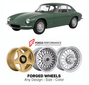 CUSTOM CLASSIC VINTAGE RESTOMOD RETRO OLD SCHOOL FORGED WHEELS RIMS for GINETTA G4 1961 - 1969

Custom forged wheels for Ginetta G4 1961 - 1969. Classic, vintage, restomod wheel designs made to order in custom sizes, offsets, colors and finishes.

We manufacture premium quality forged wheels rims for Ginetta G4 1961 - 1969 in any design, size, color.

THIS WHEEL DESIGN CAN BE CUSTOM-MADE FOR YOUR CAR IN ANY SIZE AND COLOR OPTIONS
Available in monoblock, 2-piece, 3-piece, duoblock, beadlock
3D wheel renderin