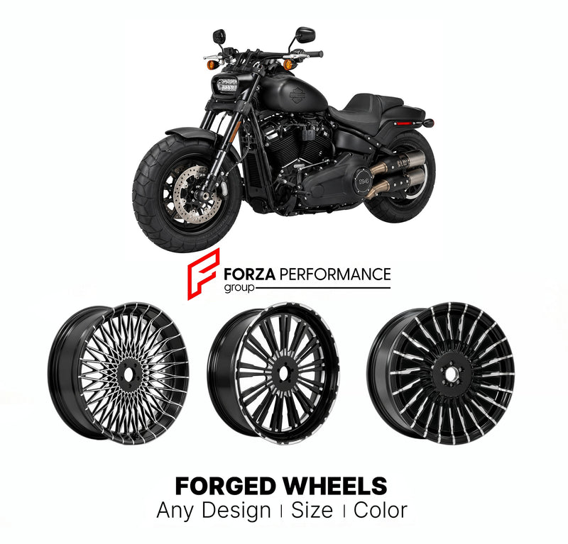 CUSTOM FORGED MOTORCYCLE WHEELS RIMS for HARLEY DAVIDSON FXFBS FAT BOB 2018 - 2020