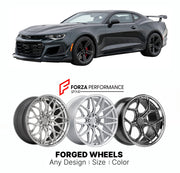 FORGED WHEELS RIMS for HENNESSEY EXORCIST CAMARO ZL1 2017 - 2023

Custom forged wheels for Hennessey Exorcist Camaro ZL1 2017 - 2023. Made-to-order monoblock, 2-piece and 3-piece rims in custom sizes, offsets, colors and finishes with guaranteed fitment.

We manufacture premium quality forged wheels rims for Hennessey Exorcist Camaro ZL1 2017 - 2023 in any design, size, color.

THIS WHEEL DESIGN CAN BE CUSTOM-MADE FOR YOUR CAR IN ANY SIZE AND COLOR OPTIONS
Available in monoblock, 2-piece, 3-piece, duoblock,