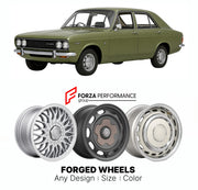 CUSTOM CLASSIC VINTAGE RESTOMOD RETRO OLD SCHOOL FORGED WHEELS RIMS for HILLMAN AVENGER 1970 - 1981

Custom forged wheels for Hillman Avenger 1970 - 1981. Classic, vintage, restomod wheel designs made to order in custom sizes, offsets, colors and finishes.

We manufacture premium quality forged wheels rims for Hillman Avenger 1970 - 1981 in any design, size, color.

THIS WHEEL DESIGN CAN BE CUSTOM-MADE FOR YOUR CAR IN ANY SIZE AND COLOR OPTIONS
Available in monoblock, 2-piece, 3-piece, duoblock, beadlock
3D