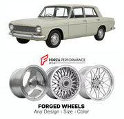 CUSTOM CLASSIC VINTAGE RESTOMOD RETRO OLD SCHOOL FORGED WHEELS RIMS for HILLMAN HUNTER 1966 - 1979

Custom forged wheels for Hillman Hunter 1966 - 1979. Classic, vintage, restomod wheel designs made to order in custom sizes, offsets, colors and finishes.

We manufacture premium quality forged wheels rims for Hillman Hunter 1966 - 1979 in any design, size, color.

THIS WHEEL DESIGN CAN BE CUSTOM-MADE FOR YOUR CAR IN ANY SIZE AND COLOR OPTIONS
Available in monoblock, 2-piece, 3-piece, duoblock, beadlock
3D wh