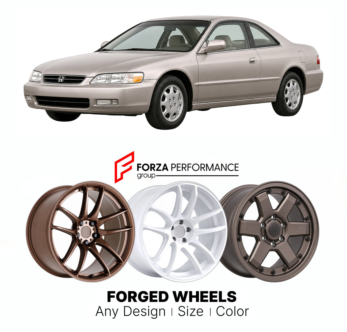 CUSTOM CLASSIC VINTAGE RESTOMOD RETRO OLD SCHOOL FORGED WHEELS RIMS for HONDA ACCORD CG CH 1997 - 2002

Custom forged wheels for Honda Accord CG CH 1997 - 2002. Classic, vintage, restomod and retro JDM wheel designs made to order in custom sizes, offsets, colors and finishes with guaranteed fitment.

We manufacture premium quality forged wheels rims for Honda Accord CG CH 1997 - 2002 in any design, size, color.

JDM WHEEL DESIGNS: our Japanese collection for sports cars and coupes includes designs inspired 