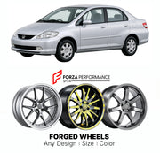 FORGED WHEELS RIMS for HONDA CITY GD 2002 - 2008

Custom forged wheels for Honda City GD 2002 - 2008. Made-to-order monoblock, 2-piece and 3-piece rims in custom sizes, offsets, colors and finishes with guaranteed fitment.

We manufacture premium quality forged wheels rims for Honda City GD 2002 - 2008 in any design, size, color.

JDM WHEEL DESIGNS: our Japanese collection for sedans and wagons includes designs inspired by Weds Kranze, Wald, Leon Hardiritt, Vossen, Kuhl Racing, Aimgain, Work Wheels, TRD, SS