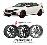 FORGED WHEELS RIMS for HONDA CIVIC TYPE R FK8 2017 - 2021

Custom forged wheels for Honda Civic Type R FK8 2017 - 2021. Made-to-order monoblock, 2-piece and 3-piece rims in custom sizes, offsets, colors and finishes with guaranteed fitment.

We manufacture premium quality forged wheels rims for Honda Civic Type R FK8 2017 - 2021 in any design, size, color.

JDM WHEEL DESIGNS: our Japanese collection for sports cars and coupes includes designs inspired by Rays Volk Racing, XXR, SSR, Enkei, Cosmis Racing, Rot