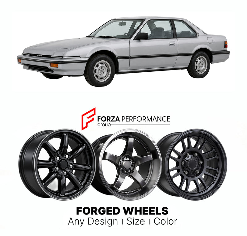 CUSTOM CLASSIC VINTAGE RESTOMOD RETRO OLD SCHOOL FORGED WHEELS RIMS for HONDA PRELUDE AB BA1 1982 - 1987