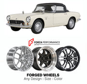CUSTOM CLASSIC VINTAGE RESTOMOD RETRO OLD SCHOOL FORGED WHEELS RIMS for HONDA S500 AS280 1963 - 1964

Custom forged wheels for Honda S500 AS280 1963 - 1964. Classic, vintage, restomod and retro JDM wheel designs made to order in custom sizes, offsets, colors and finishes with guaranteed fitment.

We manufacture premium quality forged wheels rims for Honda S500 AS280 1963 - 1964 in any design, size, color.

JDM WHEEL DESIGNS: our Japanese collection for sports cars and coupes includes designs inspired by Ray