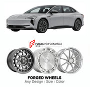 Custom forged wheels for Hongqi EH7 2024+. Made-to-order monoblock, 2-piece and 3-piece wheels in custom sizes, offsets, colors and finishes with guaranteed vehicle fitment.

We manufacture premium quality forged wheels rims for Hongqi EH7 2024+ in any design, size, color.

THIS WHEEL DESIGN CAN BE CUSTOM-MADE FOR YOUR CAR IN ANY SIZE AND COLOR OPTIONS
Available in monoblock, 2-piece, 3-piece, duoblock, beadlock
3D wheel renderings are provided according to the exact dimensions and specifications requested 