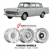 CUSTOM CLASSIC VINTAGE RESTOMOD RETRO OLD SCHOOL FORGED WHEELS RIMS for HUMBER HAWK SERIES IV 1964 - 1967

Custom forged wheels for Humber Hawk Series IV 1964 - 1967. Classic, vintage, restomod wheel designs made to order in custom sizes, offsets, colors and finishes.

We manufacture premium quality forged wheels rims for Humber Hawk Series IV 1964 - 1967 in any design, size, color.

THIS WHEEL DESIGN CAN BE CUSTOM-MADE FOR YOUR CAR IN ANY SIZE AND COLOR OPTIONS
Available in monoblock, 2-piece, 3-piece, duo