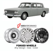 CUSTOM CLASSIC VINTAGE RESTOMOD RETRO OLD SCHOOL FORGED WHEELS RIMS for HUMBER SUPER SNIPE SERIES V 1964 - 1967

Custom forged wheels for Humber Super Snipe Series V 1964 - 1967. Classic, vintage, restomod wheel designs made to order in custom sizes, offsets, colors and finishes.

We manufacture premium quality forged wheels rims for Humber Super Snipe Series V 1964 - 1967 in any design, size, color.

THIS WHEEL DESIGN CAN BE CUSTOM-MADE FOR YOUR CAR IN ANY SIZE AND COLOR OPTIONS
Available in monoblock, 2-p