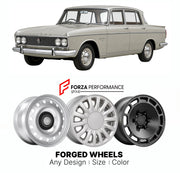 CUSTOM CLASSIC VINTAGE RESTOMOD RETRO OLD SCHOOL FORGED WHEELS RIMS for HUMBER SUPER SNIPE SERIES V 1964 - 1967

Custom forged wheels for Humber Super Snipe Series V 1964 - 1967. Classic, vintage, restomod wheel designs made to order in custom sizes, offsets, colors and finishes.

We manufacture premium quality forged wheels rims for Humber Super Snipe Series V 1964 - 1967 in any design, size, color.

THIS WHEEL DESIGN CAN BE CUSTOM-MADE FOR YOUR CAR IN ANY SIZE AND COLOR OPTIONS
Available in monoblock, 2-p
