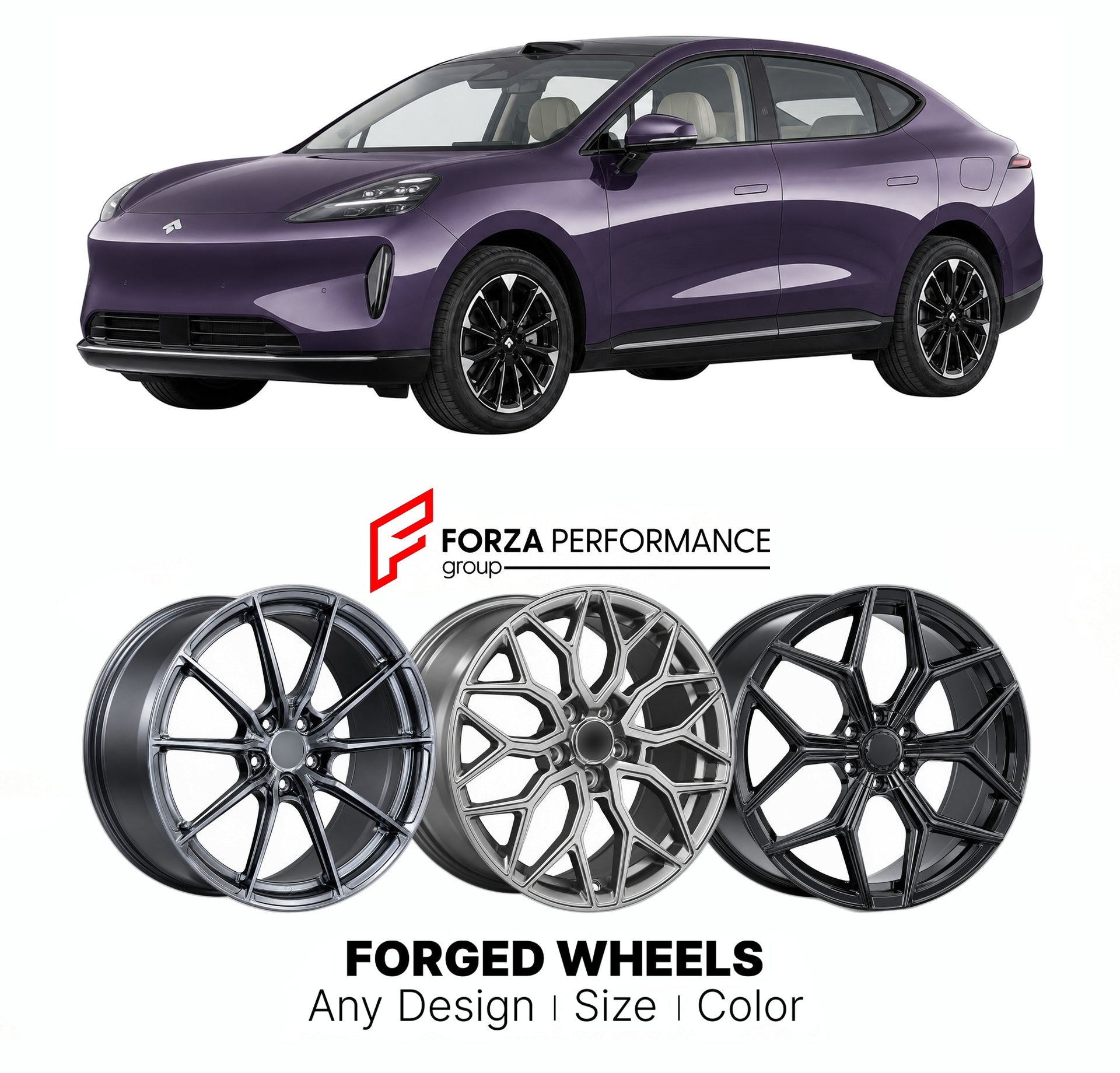 Custom forged wheels for Hyptec GAC Aion HT 2023+. Made-to-order monoblock, 2-piece and 3-piece wheels in custom sizes, offsets, colors and finishes with guaranteed vehicle fitment.

We manufacture premium quality forged wheels rims for Hyptec GAC Aion HT 2023+ in any design, size, color.

THIS WHEEL DESIGN CAN BE CUSTOM-MADE FOR YOUR CAR IN ANY SIZE AND COLOR OPTIONS
Available in monoblock, 2-piece, 3-piece, duoblock, beadlock
3D wheel renderings are provided according to the exact dimensions and specifica