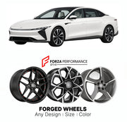 Custom forged wheels for IM Motors SAIC L7 2022+. Made-to-order monoblock, 2-piece and 3-piece wheels in custom sizes, offsets, colors and finishes with guaranteed vehicle fitment.

We manufacture premium quality forged wheels rims for IM Motors SAIC L7 2022+ in any design, size, color.

THIS WHEEL DESIGN CAN BE CUSTOM-MADE FOR YOUR CAR IN ANY SIZE AND COLOR OPTIONS
Available in monoblock, 2-piece, 3-piece, duoblock, beadlock
3D wheel renderings are provided according to the exact dimensions and specificati