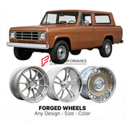 CUSTOM CLASSIC VINTAGE RESTOMOD RETRO OLD SCHOOL FORGED WHEELS RIMS for INTERNATIONAL HARVESTER TERRA 1976 - 1980
Custom forged wheels for classic American muscle cars. Ideal for restomod builds, vintage restorations, and show cars. Deep dish and retro styling available.

We manufacture premium quality forged wheels rims for International Harvester Terra 1976 - 1980 in any design, size, color.

THIS WHEEL DESIGN CAN BE CUSTOM-MADE FOR YOUR CAR IN ANY SIZE AND COLOR OPTIONS
Available in monoblock, 2-piece, 3