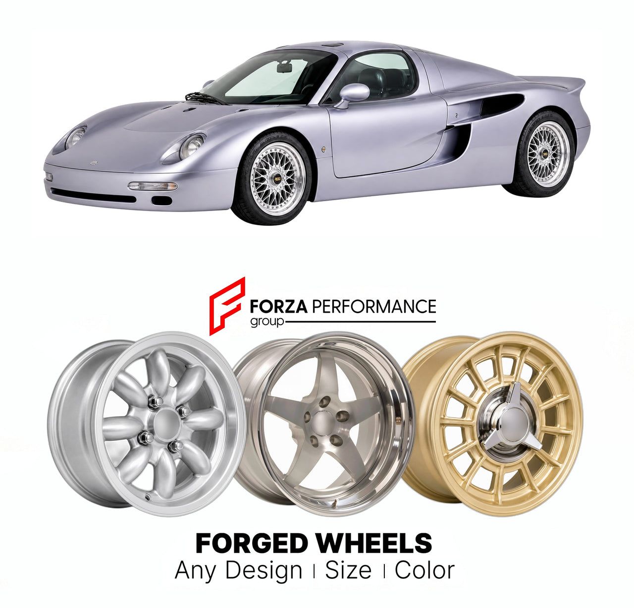 CUSTOM CLASSIC VINTAGE RESTOMOD RETRO OLD SCHOOL FORGED WHEELS RIMS for ISDERA COMMENDATORE 112I 1993 - 1993

Custom forged wheels for Isdera Commendatore 112i 1993 - 1993. Classic, vintage, restomod wheel designs made to order in custom sizes, offsets, colors and finishes.

We manufacture premium quality forged wheels rims for Isdera Commendatore 112i 1993 - 1993 in any design, size, color.

THIS WHEEL DESIGN CAN BE CUSTOM-MADE FOR YOUR CAR IN ANY SIZE AND COLOR OPTIONS
Available in monoblock, 2-piece, 3-p