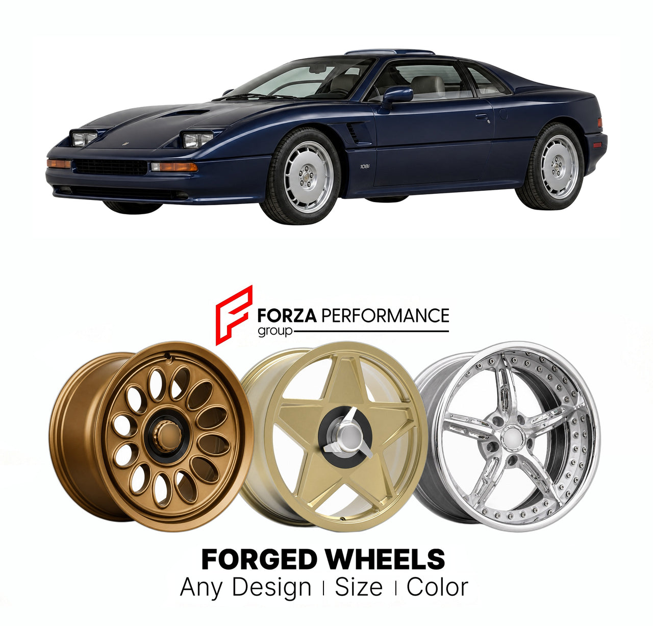 CUSTOM CLASSIC VINTAGE RESTOMOD RETRO OLD SCHOOL FORGED WHEELS RIMS for ISDERA IMPERATOR 108I SERIES 2 1991 - 1993

Custom forged wheels for Isdera Imperator 108i Series 2 1991 - 1993. Classic, vintage, restomod wheel designs made to order in custom sizes, offsets, colors and finishes.

We manufacture premium quality forged wheels rims for Isdera Imperator 108i Series 2 1991 - 1993 in any design, size, color.

THIS WHEEL DESIGN CAN BE CUSTOM-MADE FOR YOUR CAR IN ANY SIZE AND COLOR OPTIONS
Available in monob