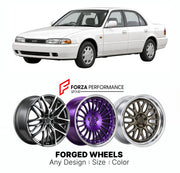 CUSTOM CLASSIC VINTAGE RESTOMOD RETRO OLD SCHOOL FORGED WHEELS RIMS for ISUZU ASKA CJ 1994 - 2002

Custom forged wheels for Isuzu Aska CJ 1994 - 2002. Classic, vintage, restomod and retro JDM wheel designs made to order in custom sizes, offsets, colors and finishes with guaranteed fitment.

We manufacture premium quality forged wheels rims for Isuzu Aska CJ 1994 - 2002 in any design, size, color.

JDM WHEEL DESIGNS: our Japanese collection for sedans and wagons includes designs inspired by Weds Kranze, Leon