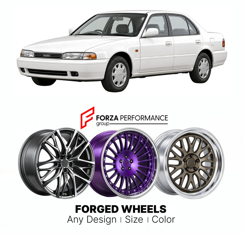 CUSTOM CLASSIC VINTAGE RESTOMOD RETRO OLD SCHOOL FORGED WHEELS RIMS for ISUZU ASKA CJ 1994 - 2002