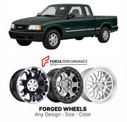 CUSTOM CLASSIC VINTAGE RESTOMOD RETRO OLD SCHOOL FORGED WHEELS RIMS for ISUZU HOMBRE 1996 - 2000

Custom forged wheels for Isuzu Hombre 1996 - 2000. Classic, vintage, restomod and retro JDM wheel designs made to order in custom sizes, offsets, colors and finishes with guaranteed fitment.

We manufacture premium quality forged wheels rims for Isuzu Hombre 1996 - 2000 in any design, size, color.

JDM WHEEL DESIGNS: our Japanese collection for SUVs and pickups includes designs inspired by Bradley V, Method Rac