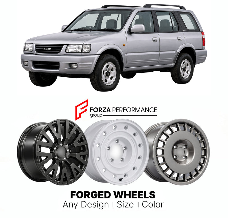 CUSTOM CLASSIC VINTAGE RESTOMOD RETRO OLD SCHOOL FORGED WHEELS RIMS for ISUZU RODEO MU WIZARD UES UER 1998 - 2004