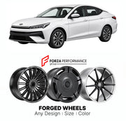 Custom forged wheels for JAC A5 Plus 2021+. Made-to-order monoblock, 2-piece and 3-piece wheels in custom sizes, offsets, colors and finishes with guaranteed vehicle fitment.

We manufacture premium quality forged wheels rims for JAC A5 Plus 2021+ in any design, size, color.

THIS WHEEL DESIGN CAN BE CUSTOM-MADE FOR YOUR CAR IN ANY SIZE AND COLOR OPTIONS
Available in monoblock, 2-piece, 3-piece, duoblock, beadlock
3D wheel renderings are provided according to the exact dimensions and specifications requeste