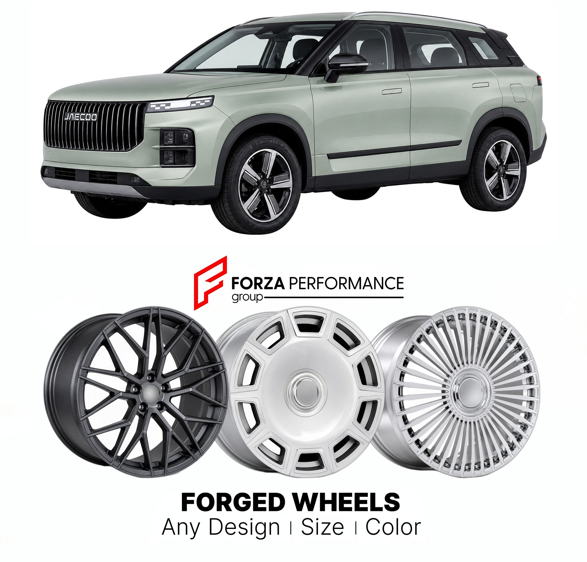 FORGED WHEELS RIMS for JAECOO CHERY J7 2023+
