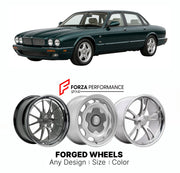 CUSTOM CLASSIC VINTAGE RESTOMOD RETRO OLD SCHOOL FORGED WHEELS RIMS for JAGUAR X300 XJR 1994 - 1997

Custom forged wheels for Jaguar X300 XJR 1994 - 1997. Classic, vintage, restomod wheel designs made to order in custom sizes, offsets, colors and finishes.

We manufacture premium quality forged wheels rims for Jaguar X300 XJR 1994 - 1997 in any design, size, color.

THIS WHEEL DESIGN CAN BE CUSTOM-MADE FOR YOUR CAR IN ANY SIZE AND COLOR OPTIONS
Available in monoblock, 2-piece, 3-piece, duoblock, beadlock
3D
