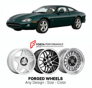 CUSTOM CLASSIC VINTAGE RESTOMOD RETRO OLD SCHOOL FORGED WHEELS RIMS for JAGUAR XK8 1996 - 2006

Custom forged wheels for Jaguar XK8 1996 - 2006. Classic, vintage, restomod wheel designs made to order in custom sizes, offsets, colors and finishes.

We manufacture premium quality forged wheels rims for Jaguar XK8 1996 - 2006 in any design, size, color.

THIS WHEEL DESIGN CAN BE CUSTOM-MADE FOR YOUR CAR IN ANY SIZE AND COLOR OPTIONS
Available in monoblock, 2-piece, 3-piece, duoblock, beadlock
3D wheel renderin