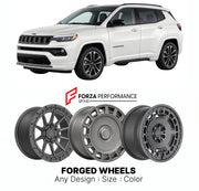 FORGED WHEELS RIMS for JEEP COMPASS HIGH ALTITUDE 2007+

Custom forged wheels for Jeep Compass High Altitude 2007+. Made-to-order monoblock, 2-piece and 3-piece rims in custom sizes, offsets, colors and finishes with guaranteed fitment.

We manufacture premium quality forged wheels rims for Jeep Compass High Altitude 2007+ in any design, size, color.

THIS WHEEL DESIGN CAN BE CUSTOM-MADE FOR YOUR CAR IN ANY SIZE AND COLOR OPTIONS
Available in monoblock, 2-piece, 3-piece, duoblock, beadlock
3D wheel renderin