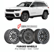 FORGED WHEELS RIMS for JEEP GRAND CHEROKEE 4XE WL PHEV 2022+

Custom forged wheels for Jeep Grand Cherokee 4xe WL PHEV 2022+. Made-to-order monoblock, 2-piece and 3-piece rims in custom sizes, offsets, colors and finishes with guaranteed fitment.

We manufacture premium quality forged wheels rims for Jeep Grand Cherokee 4xe WL PHEV 2022+ in any design, size, color.

THIS WHEEL DESIGN CAN BE CUSTOM-MADE FOR YOUR CAR IN ANY SIZE AND COLOR OPTIONS
Available in monoblock, 2-piece, 3-piece, duoblock, beadlock
3D