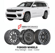 FORGED WHEELS RIMS for JEEP GRAND CHEROKEE SUMMIT WL 2021+

Custom forged wheels for Jeep Grand Cherokee Summit WL 2021+. Made-to-order monoblock, 2-piece and 3-piece rims in custom sizes, offsets, colors and finishes with guaranteed fitment.

We manufacture premium quality forged wheels rims for Jeep Grand Cherokee Summit WL 2021+ in any design, size, color.

THIS WHEEL DESIGN CAN BE CUSTOM-MADE FOR YOUR CAR IN ANY SIZE AND COLOR OPTIONS
Available in monoblock, 2-piece, 3-piece, duoblock, beadlock
3D wheel
