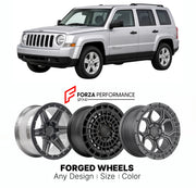 FORGED WHEELS RIMS for JEEP PATRIOT LATITUDE MK 2007 - 2017

Custom forged wheels for Jeep Patriot Latitude MK 2007 - 2017. Made-to-order monoblock, 2-piece and 3-piece rims in custom sizes, offsets, colors and finishes with guaranteed fitment.

We manufacture premium quality forged wheels rims for Jeep Patriot Latitude MK 2007 - 2017 in any design, size, color.

THIS WHEEL DESIGN CAN BE CUSTOM-MADE FOR YOUR CAR IN ANY SIZE AND COLOR OPTIONS
Available in monoblock, 2-piece, 3-piece, duoblock, beadlock
3D wh