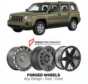 FORGED WHEELS RIMS for JEEP PATRIOT SPORT MK 2007 - 2017

Custom forged wheels for Jeep Patriot Sport MK 2007 - 2017. Made-to-order monoblock, 2-piece and 3-piece rims in custom sizes, offsets, colors and finishes with guaranteed fitment.

We manufacture premium quality forged wheels rims for Jeep Patriot Sport MK 2007 - 2017 in any design, size, color.

THIS WHEEL DESIGN CAN BE CUSTOM-MADE FOR YOUR CAR IN ANY SIZE AND COLOR OPTIONS
Available in monoblock, 2-piece, 3-piece, duoblock, beadlock
3D wheel rende