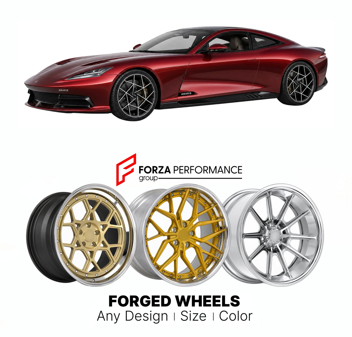 FORGED WHEELS RIMS for KARMA AMARIS PLANNED EXTENDED-RANGE COUPE 2027+

Custom forged wheels for Karma Amaris Planned Extended-Range Coupe 2027+. Made-to-order monoblock, 2-piece and 3-piece rims in custom sizes, offsets, colors and finishes with guaranteed fitment.

We manufacture premium quality forged wheels rims for Karma Amaris Planned Extended-Range Coupe 2027+ in any design, size, color.

THIS WHEEL DESIGN CAN BE CUSTOM-MADE FOR YOUR CAR IN ANY SIZE AND COLOR OPTIONS
Available in monoblock, 2-piece, 