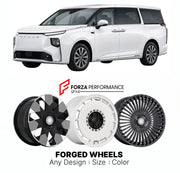 Custom forged wheels for LDV Maxus MIFA 9 2021+. Made-to-order monoblock, 2-piece and 3-piece wheels in custom sizes, offsets, colors and finishes with guaranteed vehicle fitment.

We manufacture premium quality forged wheels rims for LDV Maxus MIFA 9 2021+ in any design, size, color.

THIS WHEEL DESIGN CAN BE CUSTOM-MADE FOR YOUR CAR IN ANY SIZE AND COLOR OPTIONS
Available in monoblock, 2-piece, 3-piece, duoblock, beadlock
3D wheel renderings are provided according to the exact dimensions and specification