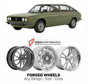 CUSTOM CLASSIC VINTAGE RESTOMOD RETRO OLD SCHOOL FORGED WHEELS RIMS for LANCIA BETA BERLINA 1972 - 1984

Custom forged wheels for Lancia Beta Berlina 1972 - 1984. Classic, vintage, restomod wheel designs made to order in custom sizes, offsets, colors and finishes.

We manufacture premium quality forged wheels rims for Lancia Beta Berlina 1972 - 1984 in any design, size, color.

THIS WHEEL DESIGN CAN BE CUSTOM-MADE FOR YOUR CAR IN ANY SIZE AND COLOR OPTIONS
Available in monoblock, 2-piece, 3-piece, duoblock,