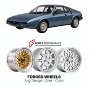 CUSTOM CLASSIC VINTAGE RESTOMOD RETRO OLD SCHOOL FORGED WHEELS RIMS for LANCIA BETA MONTECARLO 1975 - 1981

Custom forged wheels for Lancia Beta Montecarlo 1975 - 1981. Classic, vintage, restomod wheel designs made to order in custom sizes, offsets, colors and finishes.

We manufacture premium quality forged wheels rims for Lancia Beta Montecarlo 1975 - 1981 in any design, size, color.

THIS WHEEL DESIGN CAN BE CUSTOM-MADE FOR YOUR CAR IN ANY SIZE AND COLOR OPTIONS
Available in monoblock, 2-piece, 3-piece, 