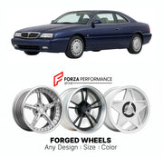 CUSTOM CLASSIC VINTAGE RESTOMOD RETRO OLD SCHOOL FORGED WHEELS RIMS for LANCIA KAPPA COUPE 1996 - 2000

Custom forged wheels for Lancia Kappa Coupe 1996 - 2000. Classic, vintage, restomod wheel designs made to order in custom sizes, offsets, colors and finishes.

We manufacture premium quality forged wheels rims for Lancia Kappa Coupe 1996 - 2000 in any design, size, color.

THIS WHEEL DESIGN CAN BE CUSTOM-MADE FOR YOUR CAR IN ANY SIZE AND COLOR OPTIONS
Available in monoblock, 2-piece, 3-piece, duoblock, be