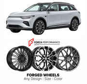 Custom forged wheels for Leapmotor C11 2021+. Made-to-order monoblock, 2-piece and 3-piece wheels in custom sizes, offsets, colors and finishes with guaranteed vehicle fitment.

We manufacture premium quality forged wheels rims for Leapmotor C11 2021+ in any design, size, color.

THIS WHEEL DESIGN CAN BE CUSTOM-MADE FOR YOUR CAR IN ANY SIZE AND COLOR OPTIONS
Available in monoblock, 2-piece, 3-piece, duoblock, beadlock
3D wheel renderings are provided according to the exact dimensions and specifications requ