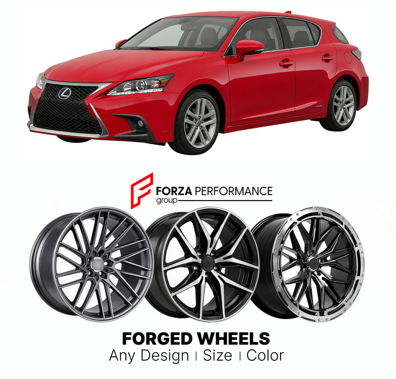 FORGED WHEELS RIMS for LEXUS CT A10 FACELIFT 2014 - 2017