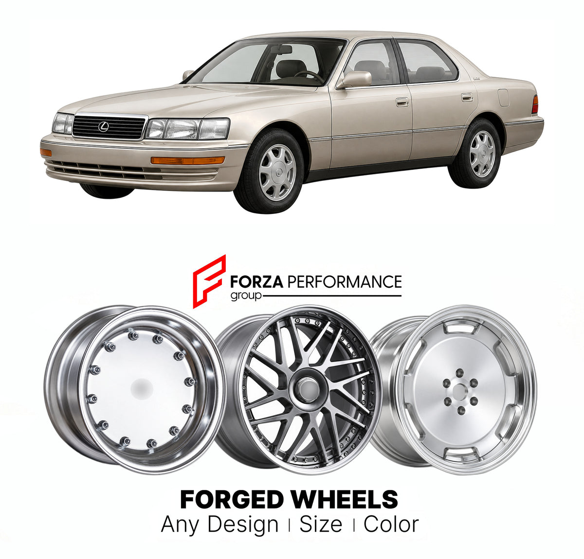 CUSTOM CLASSIC VINTAGE RESTOMOD RETRO OLD SCHOOL FORGED WHEELS RIMS for LEXUS ES V20 1989 - 1991

Custom forged wheels for Lexus ES V20 1989 - 1991. Classic, vintage, restomod and retro JDM wheel designs made to order in custom sizes, offsets, colors and finishes with guaranteed fitment.

We manufacture premium quality forged wheels rims for Lexus ES V20 1989 - 1991 in any design, size, color.

JDM WHEEL DESIGNS: our Japanese collection for sedans and wagons includes designs inspired by Weds Kranze, Leon Ha