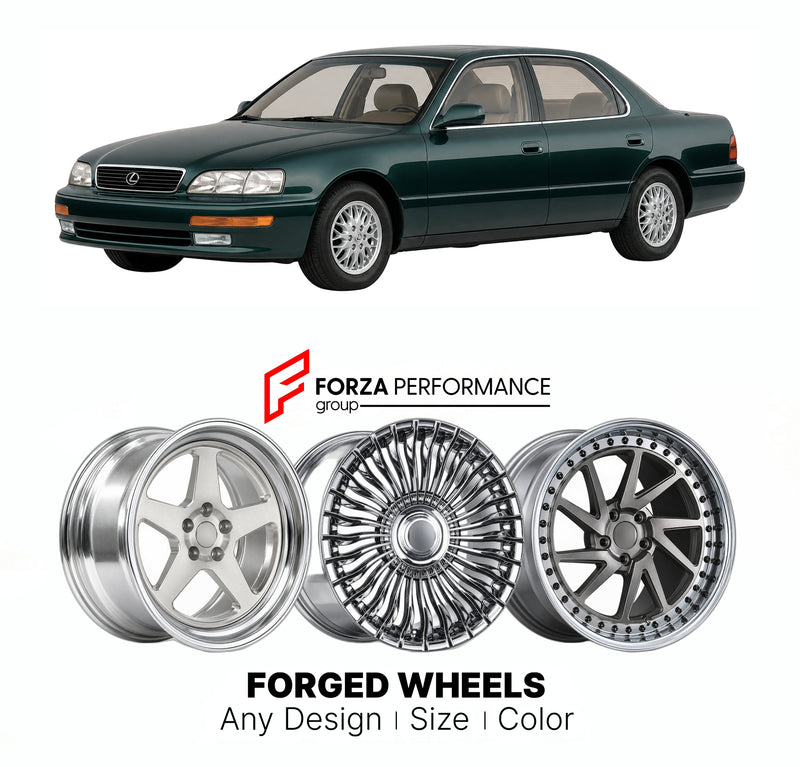 CUSTOM CLASSIC VINTAGE RESTOMOD RETRO OLD SCHOOL FORGED WHEELS RIMS for LEXUS ES XV10 1991 - 1996